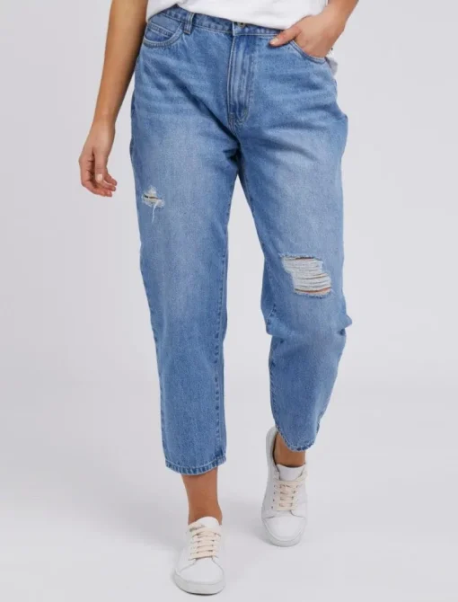 Elm - Maddie Relaxed Jean - Womens Fashion