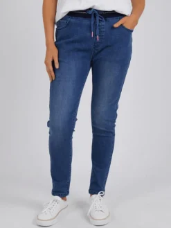 Elm - Melody Denim Jogger - Womens Fashion