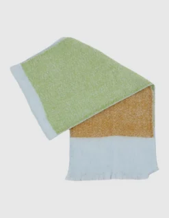 Elm - Pasture Scarf Green, Grey & Cream - Womens Fashion
