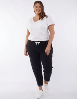 Elm - Rickety Pant - Black - Womens Fashion