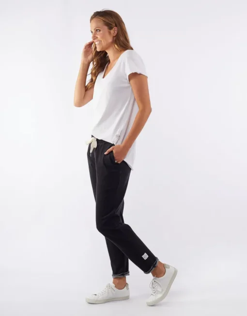 Elm - Rickety Pant - Black - Womens Fashion
