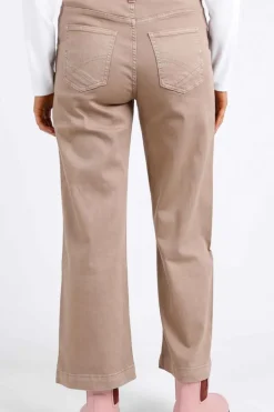Elm - Scarlet Wide Leg Pant - Mocha - Womens Fashion