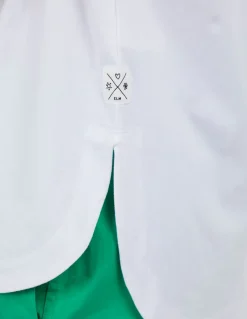 Elm - Society Short Sleeve Tee - White - Womens Fashion