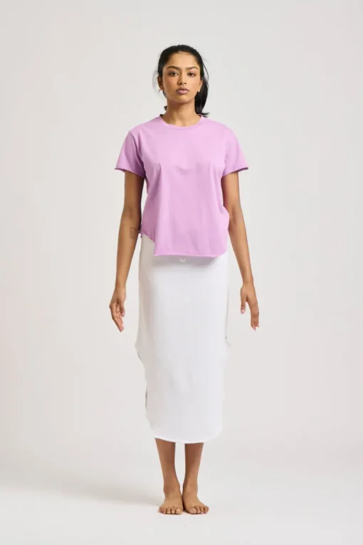 est. 1971 - Raw T-shirt - Lilac - Womens Fashion