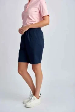 Goondiwindi Cotton - Relaxed Cotton Shorts - Navy - Womens Fashion