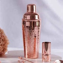 Hammered Copper Cocktail Shaker