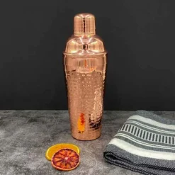 Hammered Copper Cocktail Shaker