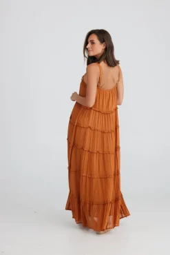 Holiday - Castro Dress - Copper - Womens Fashion