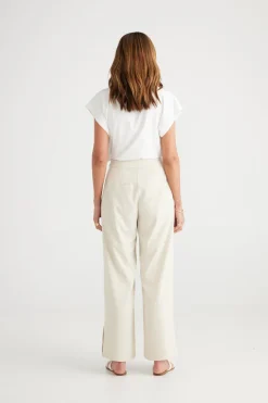 Holiday - Harriet Pants - Ecru - Womens Fashion