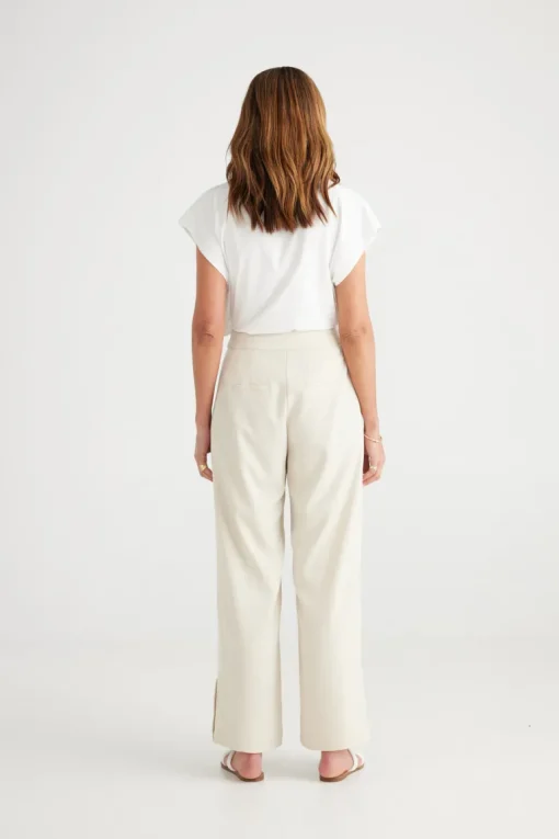 Holiday - Harriet Pants - Ecru - Womens Fashion