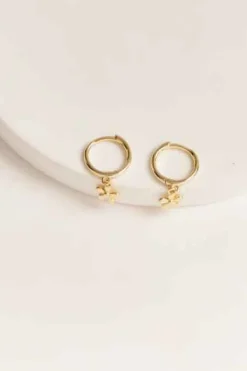 Hope Huggie Earrings