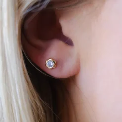 Jade Stud Earrings