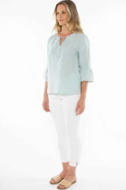 Jump - Core Stripe - Top - Clover - Womens Fashion