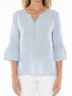 Jump - Core Stripe - Top - Denim - Womens Fashion