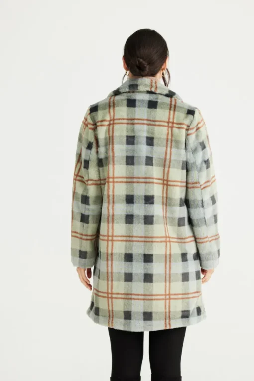 Jungle Coat | Sage Check