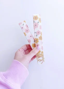 Keychain - Olive Floral