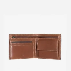 LARGE BIFOLD WALLET WITH COIN - Clay