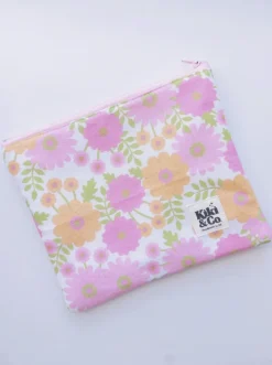 Large Zipper Pouch - Vintage Floral