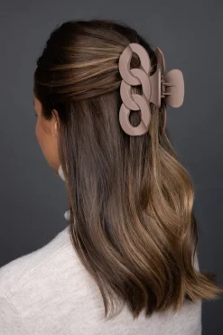 Link Hair Claw - Taupe