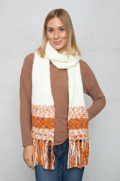 Lottie Scarf - Tan Multi