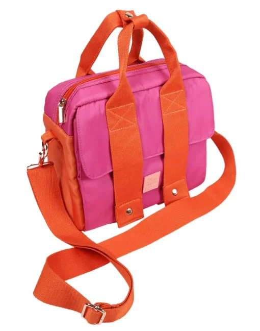 Lunch Tote - Bubblegum Colourblock
