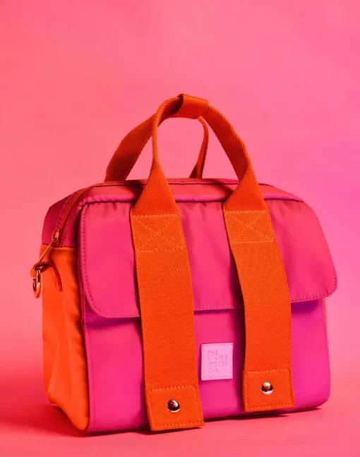 Lunch Tote - Bubblegum Colourblock
