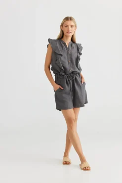Mandalay Jumpsuit | Charcoal