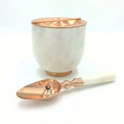 Marble Ice Bucket With Lid