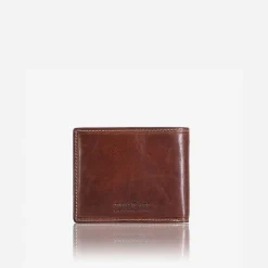 MEDIUM BIFOLD WALLET WITH COIN - Coffee