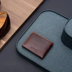 MEDIUM BIFOLD WALLET WITH COIN - Coffee