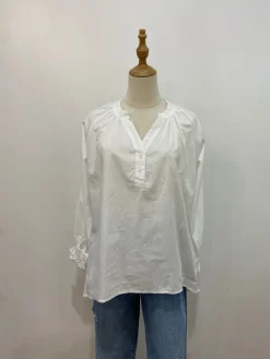 Millie Ruffle Sleeve l White