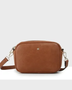 MONICA CAMERA CROSSBODY BAG - Tan