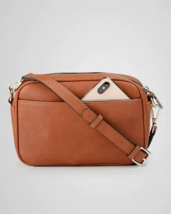 MONICA CAMERA CROSSBODY BAG - Tan