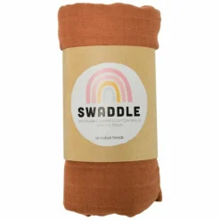 Muslin Swaddle - Rust