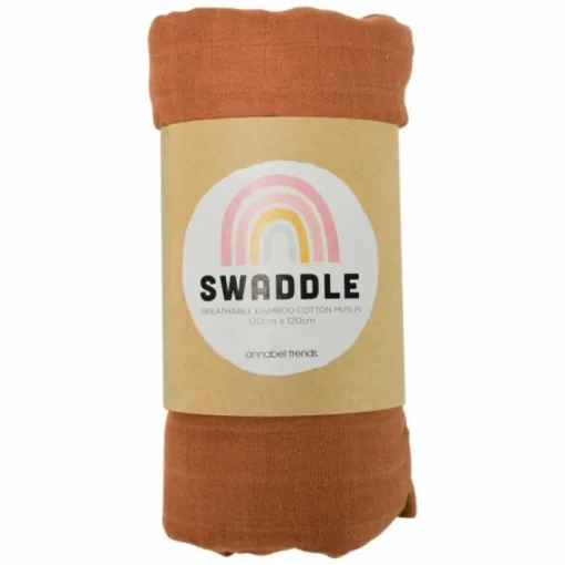 Muslin Swaddle - Rust