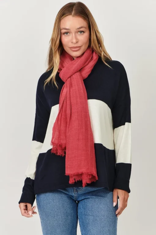 Namastai - Essie Scarf - Cherry - Womens Fashion