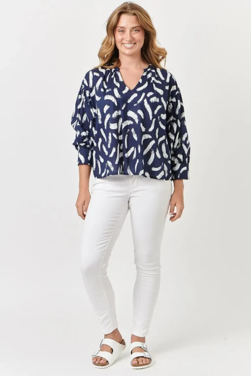 Namastai - Mandy Top - Ink - Womens Fashion