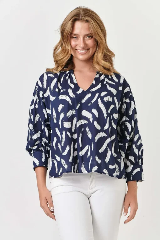 Namastai - Mandy Top - Ink - Womens Fashion