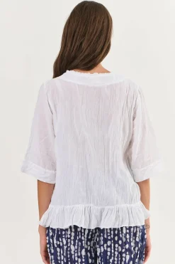 Namastai - N70 Top - White - Womens Fasion