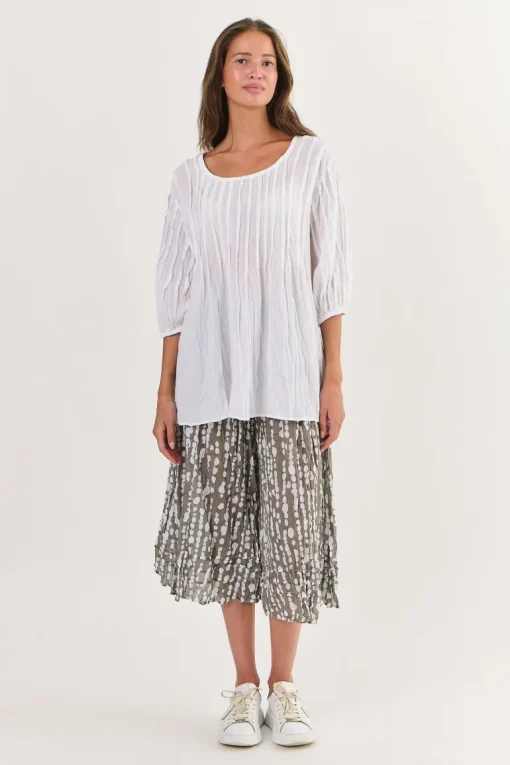 Namastai - N26 Top - White - Womens Fasion