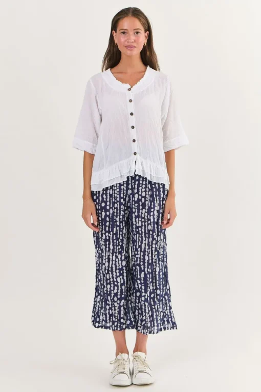 Namastai - N70 Top - White - Womens Fasion