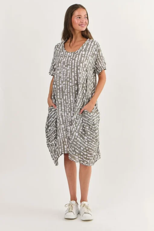 Namastai - P146 Dress - Caviar Pearl - Womens Fashion