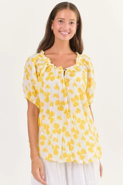 Namastai - P105 Top - Daffodil - Womens Fashion