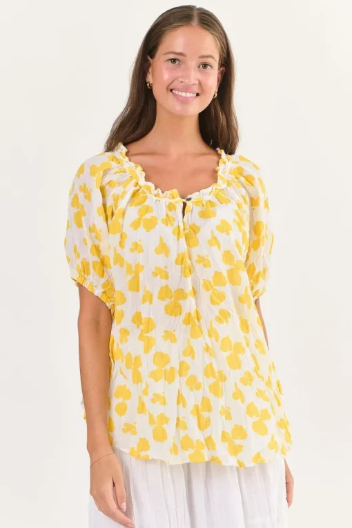 Namastai - P105 Top - Daffodil - Womens Fashion