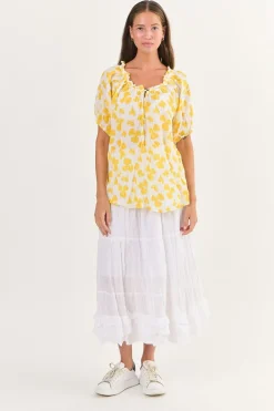 Namastai - P105 Top - Daffodil - Womens Fashion