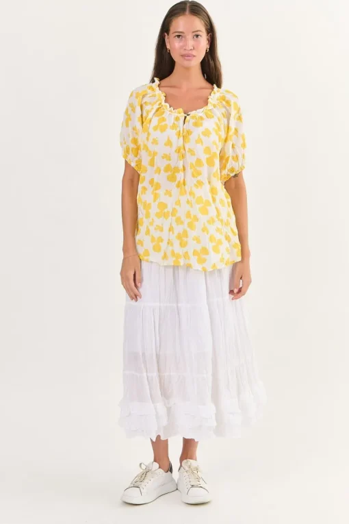 Namastai - P105 Top - Daffodil - Womens Fashion