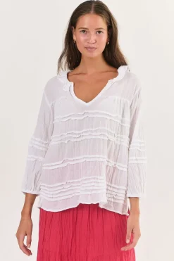 Namastai - P92 Top - White - Womens Fasion