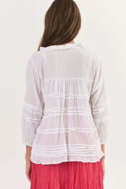 Namastai - P92 Top - White - Womens Fasion