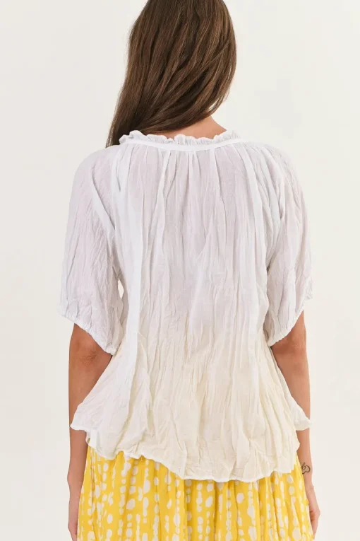 Namastai - P105 Top - White - Womens Fashion