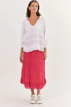 Namastai - P92 Top - White - Womens Fasion